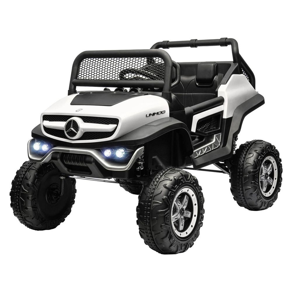 Mercedes-Benz - Unimog Junior Ride-On Car - 12V - White