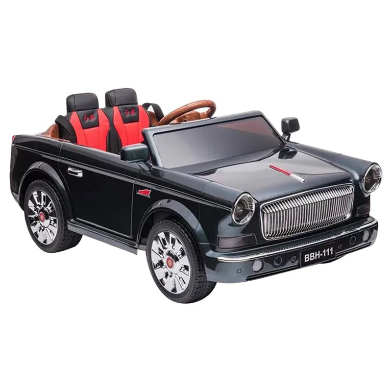 Amsham - Hongqi Luxury Kids Rideon Car - Black - 12V