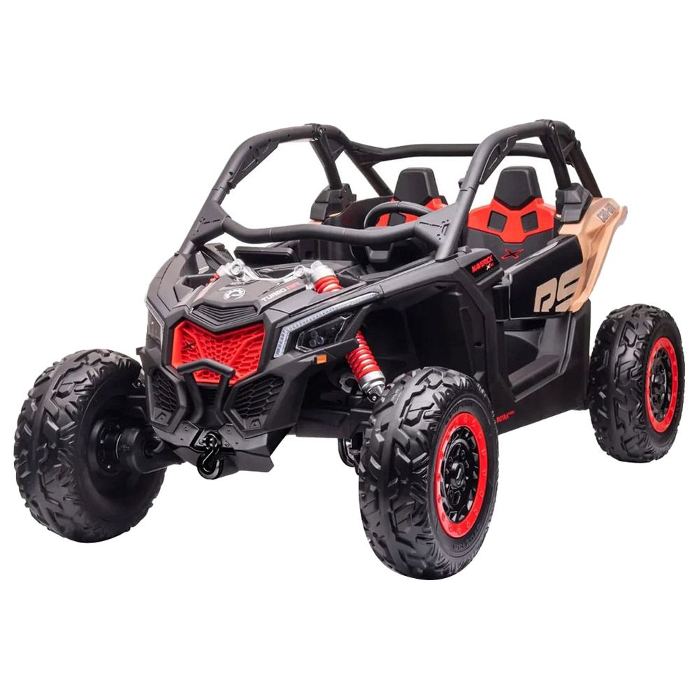 Amsham - Att Maverick Kids 4X4 Can Rideon Jeep - Black - 12V