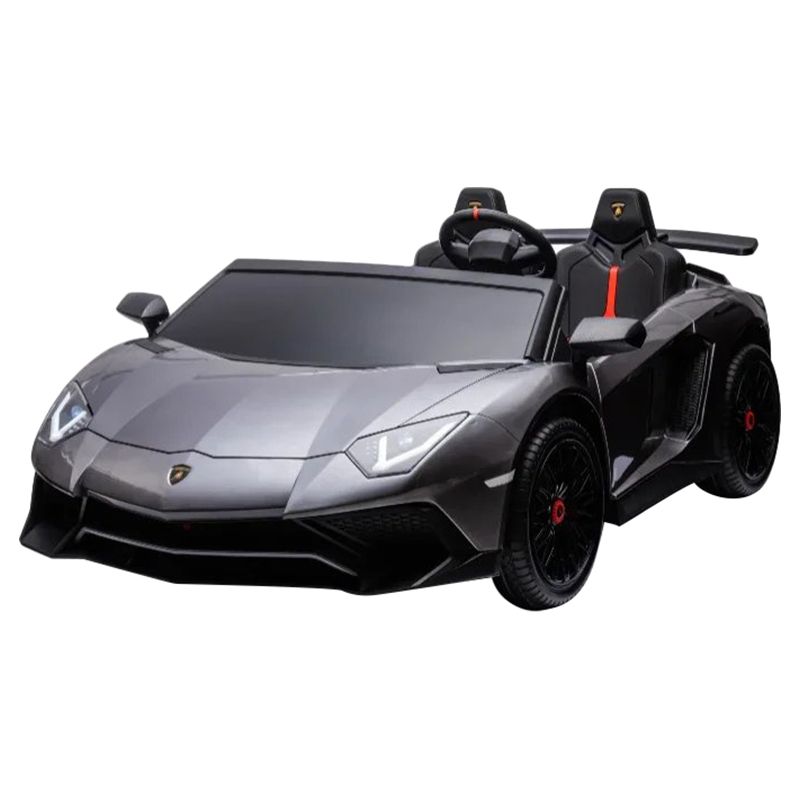 Lamborghini - Licensed Aventador SV Ride-On Car - Grey - 24 V