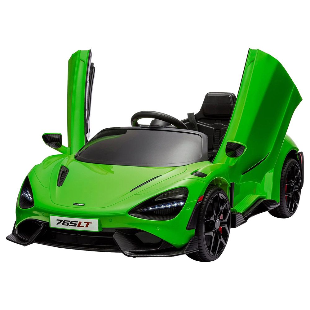 Mclaren - 765LT Kids Licensed Ride-On Electric Car - Green - 12 V