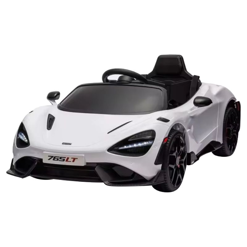 Mclaren - 765LT Kids Licensed Ride-On Electric Car - White - 12 V