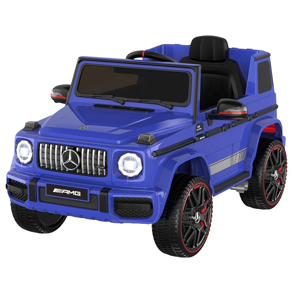 Mercedes-Benz - G63 Kids Remote Control Ride-On Car - Blue - 12 V