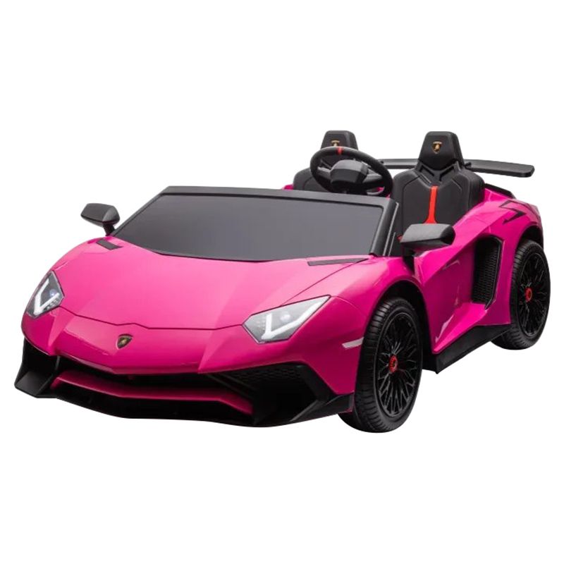 Lamborghini - Licensed Aventador SV Ride-On Car - Pink - 24 V