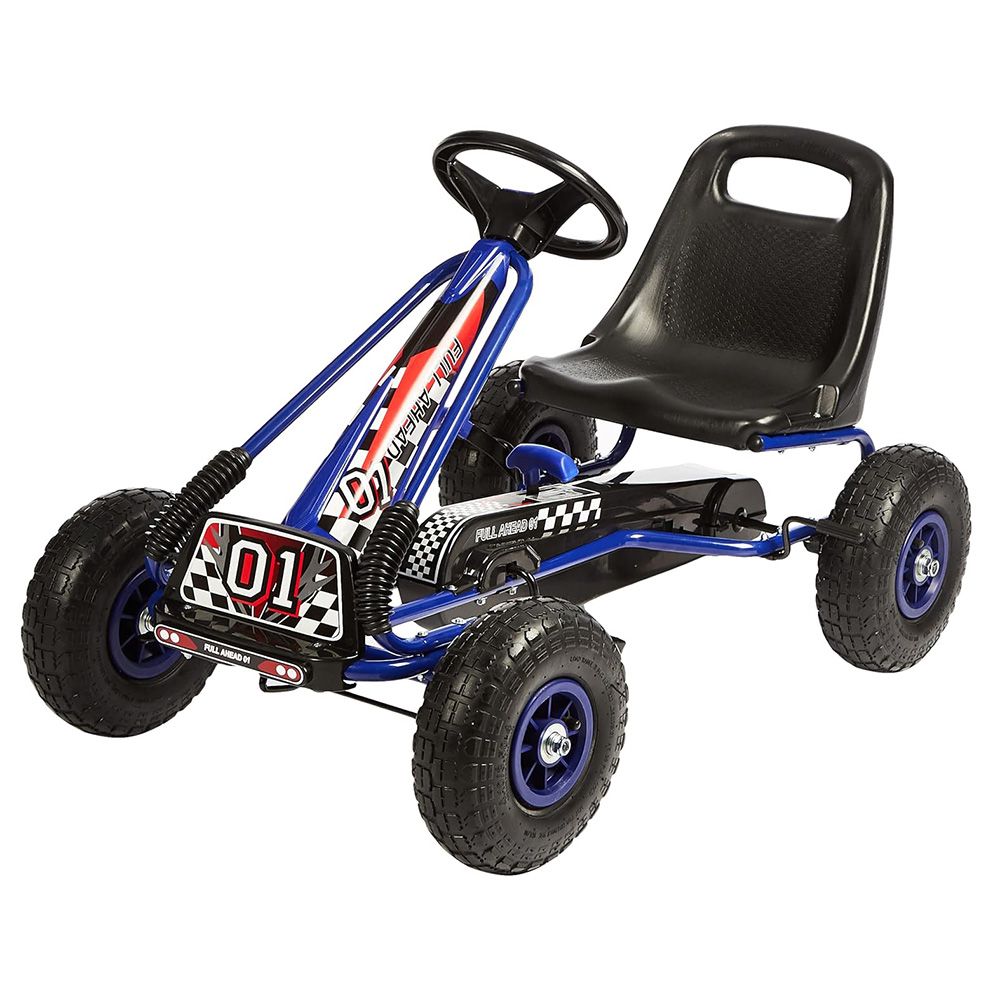 Factual Toys - Go Kart Kids Ride-On Pedal Car - Blue