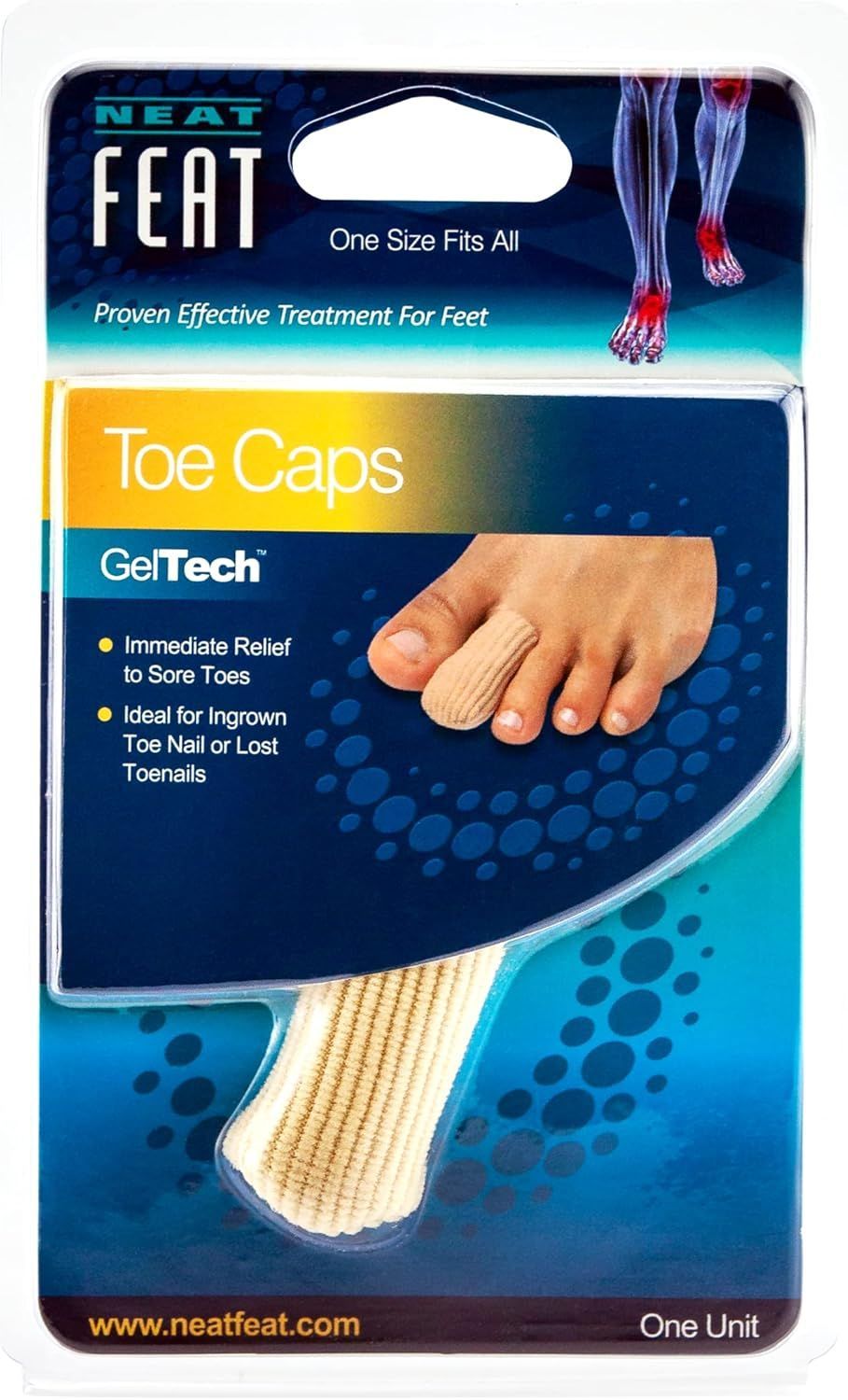 Neat Feat - Gel Lined Toe Cap One Unit