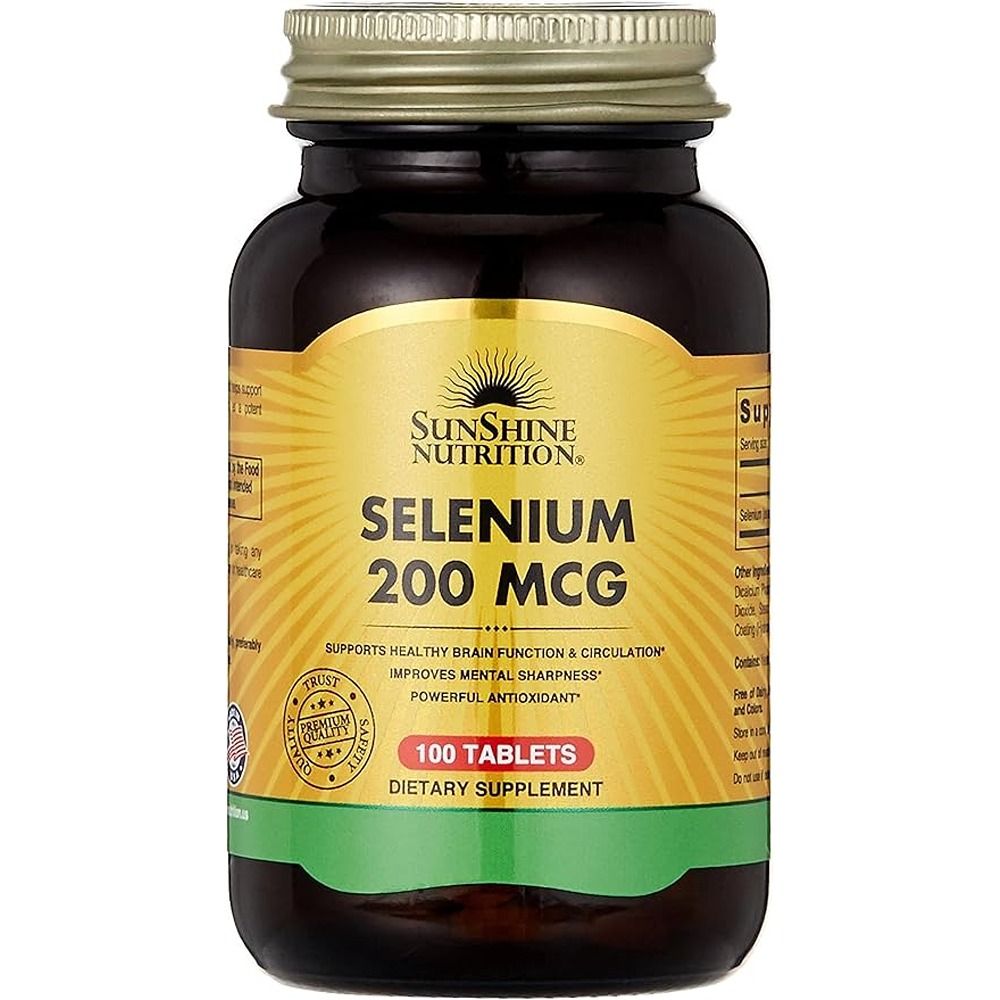 Sunshine Nutrition - Selenium 200 MCG Dietary Supplement 100 Tabs