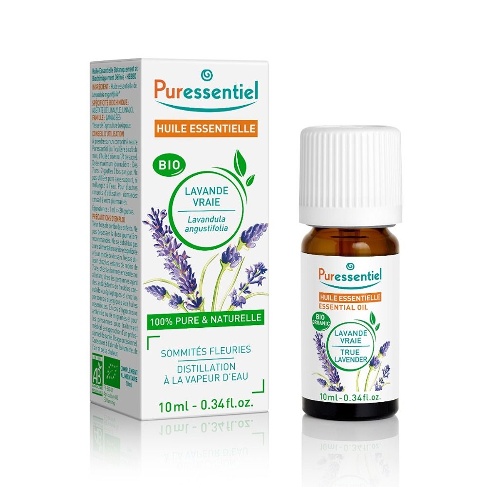 Puressentiel - Organic Essential Oil - True Lavender - 10 ml