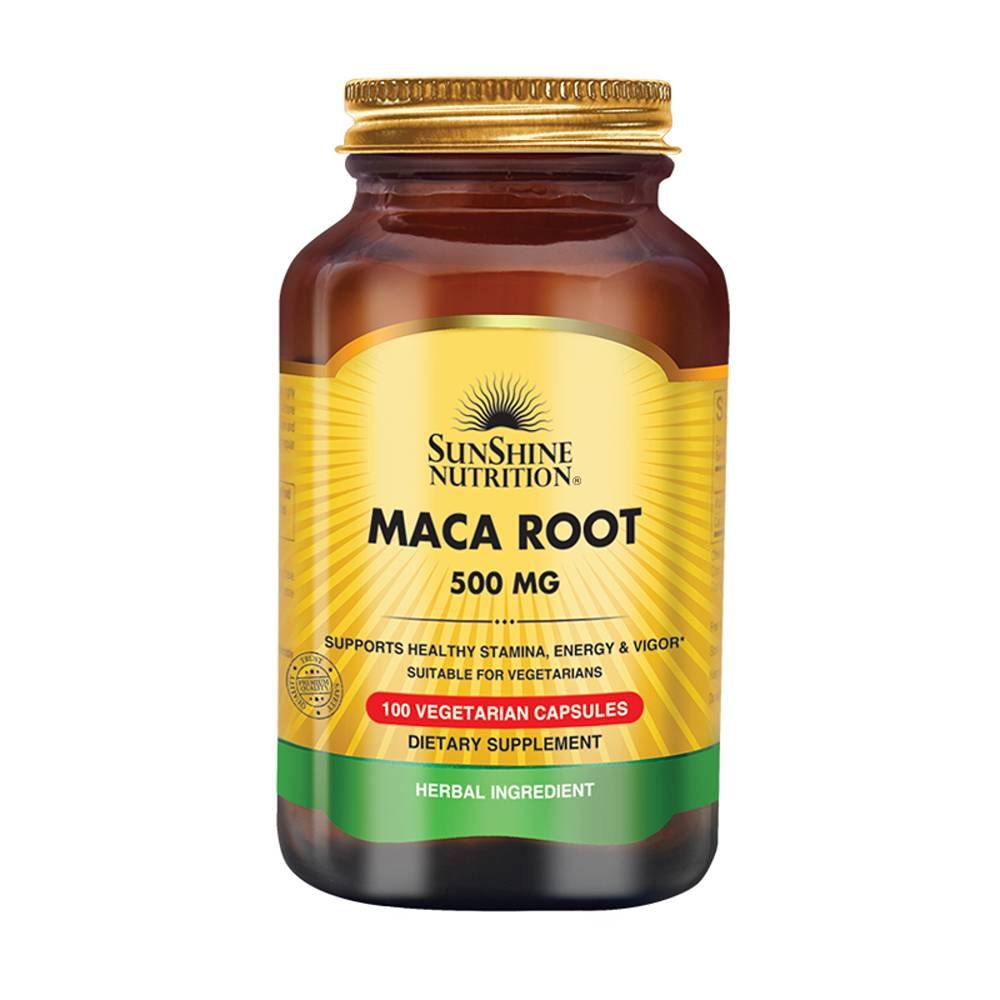 Sunshine Nutrition - Maca Root Capsules - 500mg - 100pcs