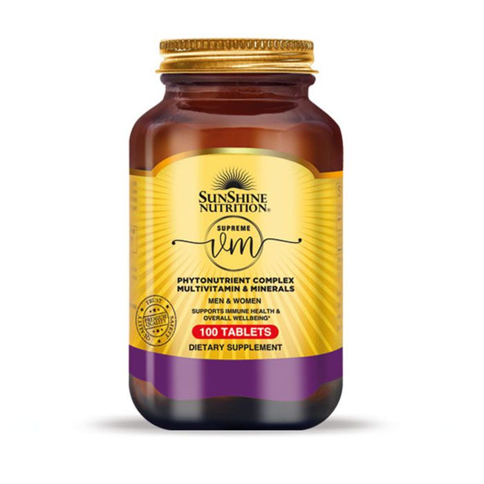 Sunshine Nutrition - Supreme Vm Phyto Multivitamin 100 Tabs