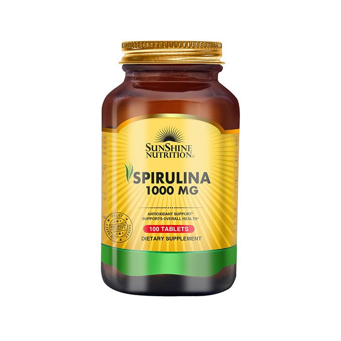 Sunshine Nutrition - Spirulina 1000 Mg 100 Tabs