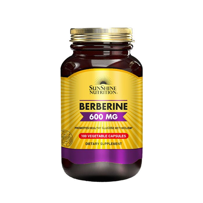 Sunshine Nutrition - Berberine 600Mg 100 Vcapsules