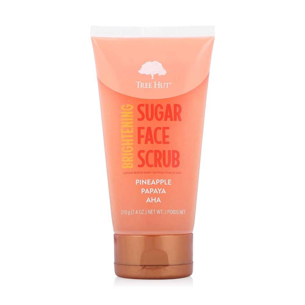 Tree Hut - Sugar Brightening Face Scrub Pineapple Papaya AHA - 210gm