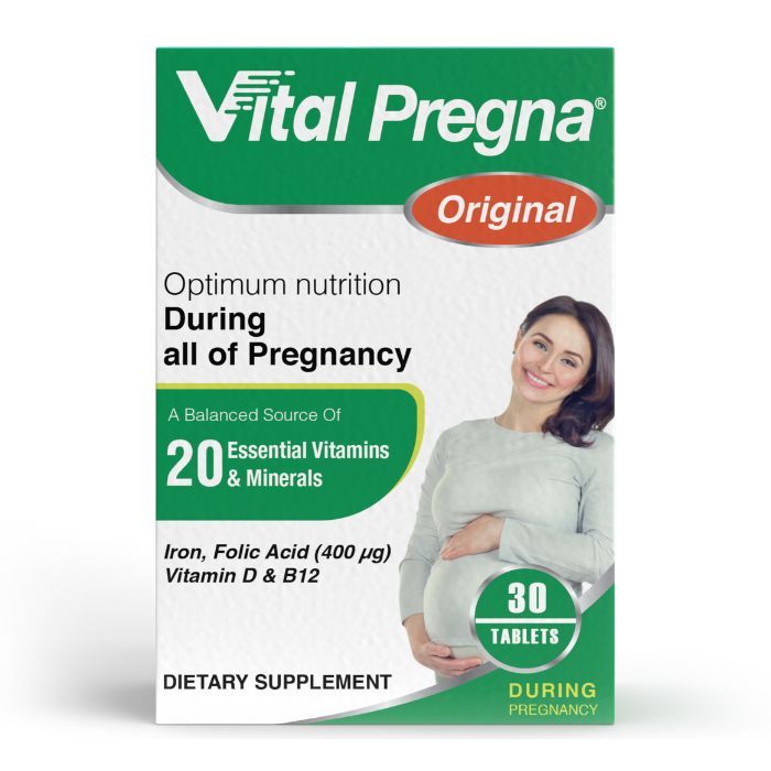 Vital Healthcare - Vital Pregna Original Dietary Supplement Tablets - 30's