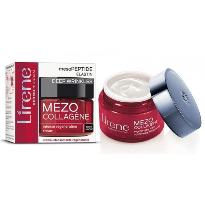 Lirene - Mezo Collagen Nourishing And Smoothing Night Cream - 50 ml