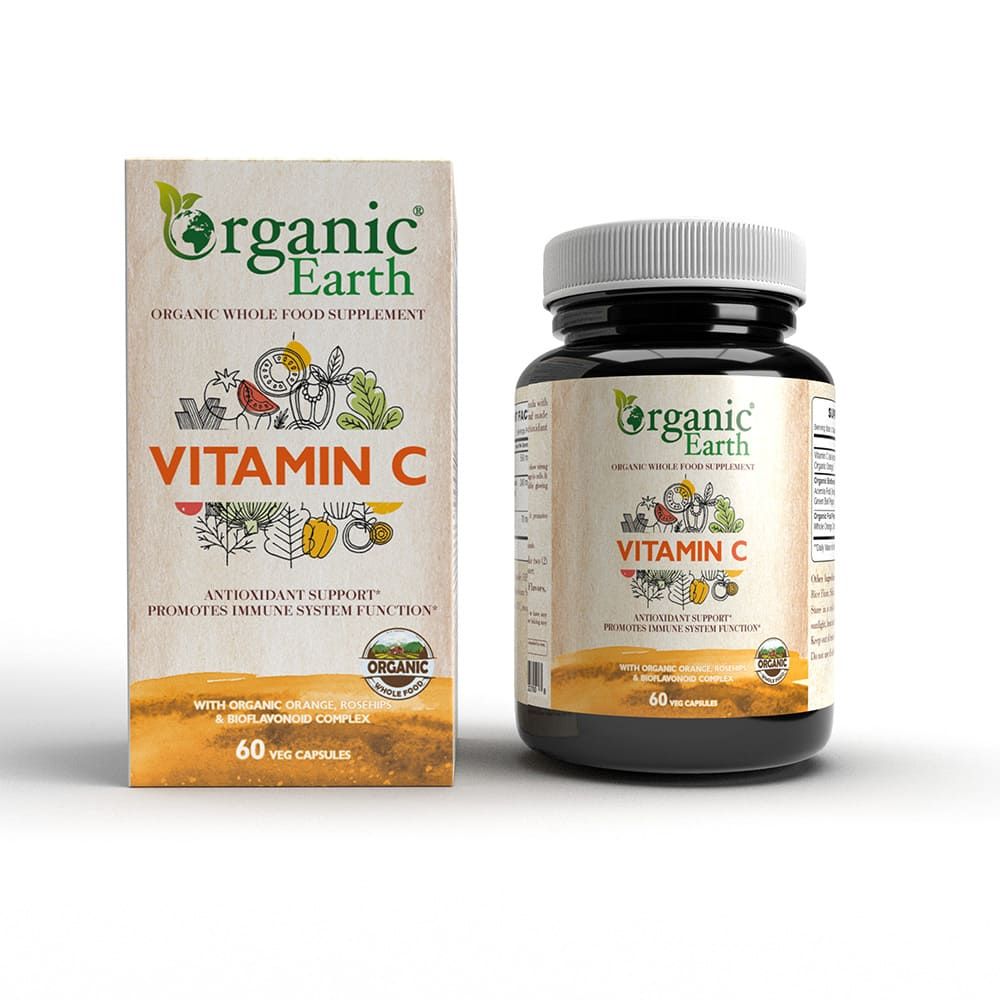 Organic Earth - Vitamin C Capsules - 60pcs