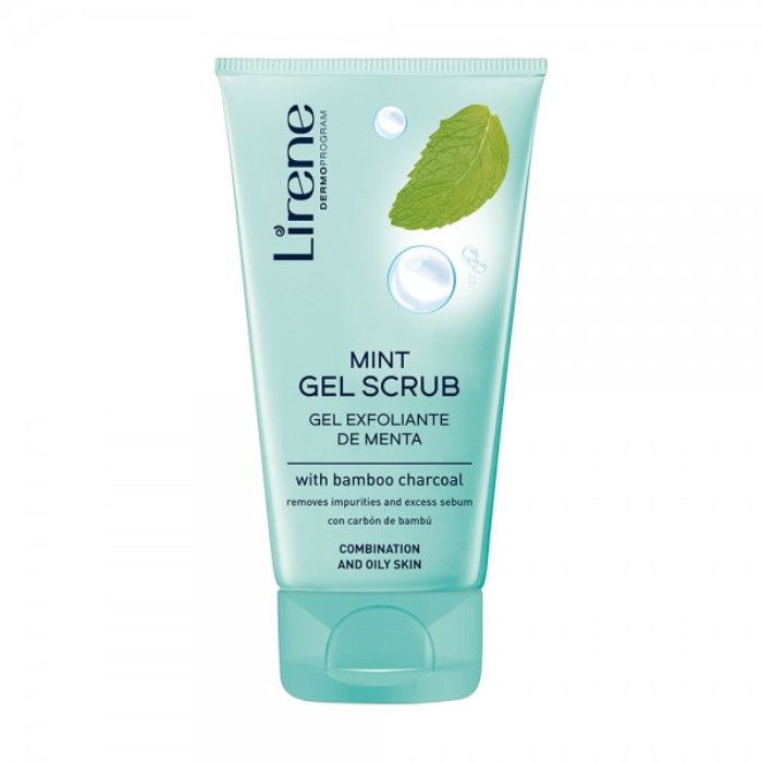 Lirene - Mint Gel Scrub W/ Bamboo Charcoal 150ml