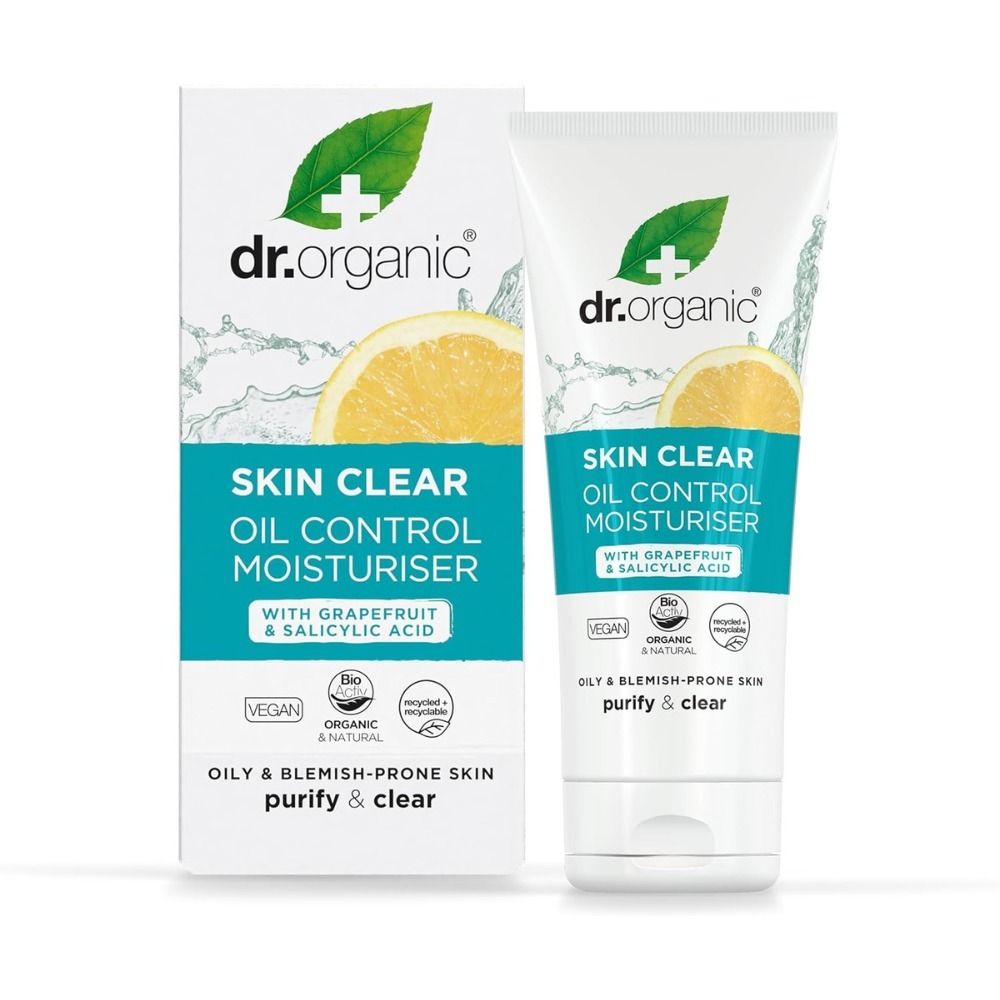 Dr. Organic - Skin Clear Oil Control Moisturiser With Grapefruit And Salicylic Acid - 50ml