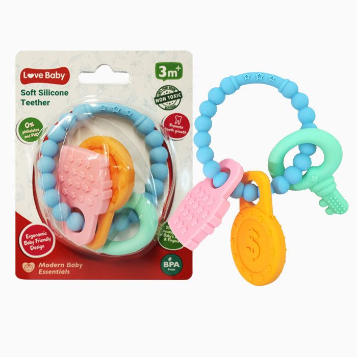 Love Baby - Soft Silicone Teether - Ring