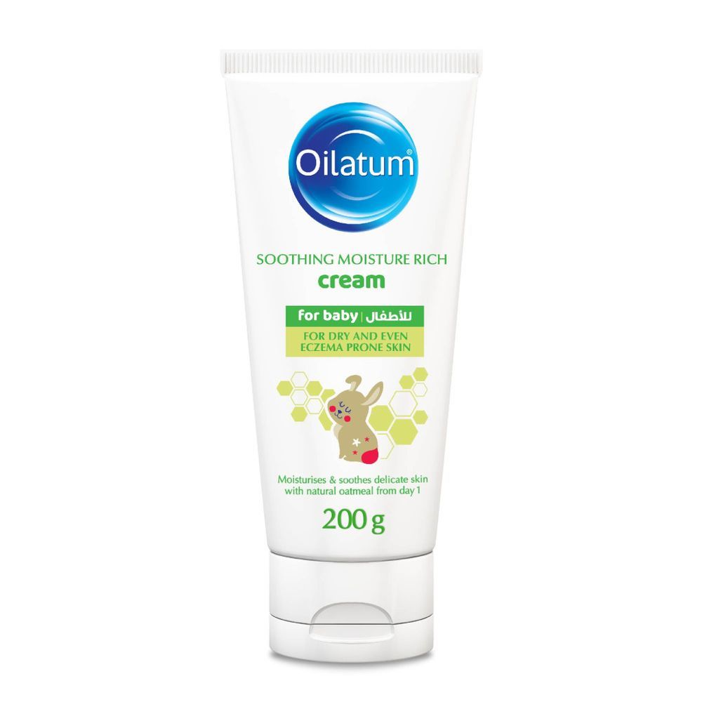 Oilatum - Baby Soothing Moisture Rich Cream - For Dry & Eczema Prone Skin 200ml