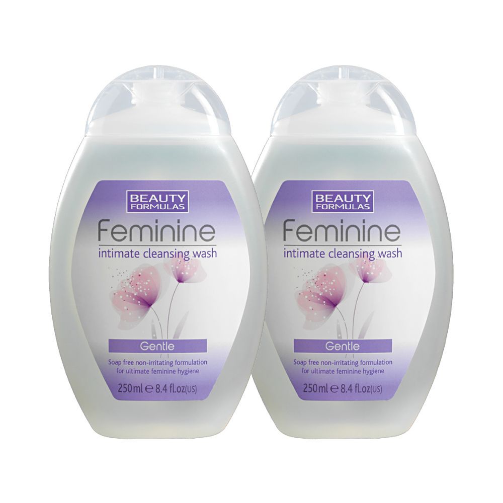 Beauty Formulas - Intimate Cleansing Wash - Gentle - 250 ml - Pack of 2