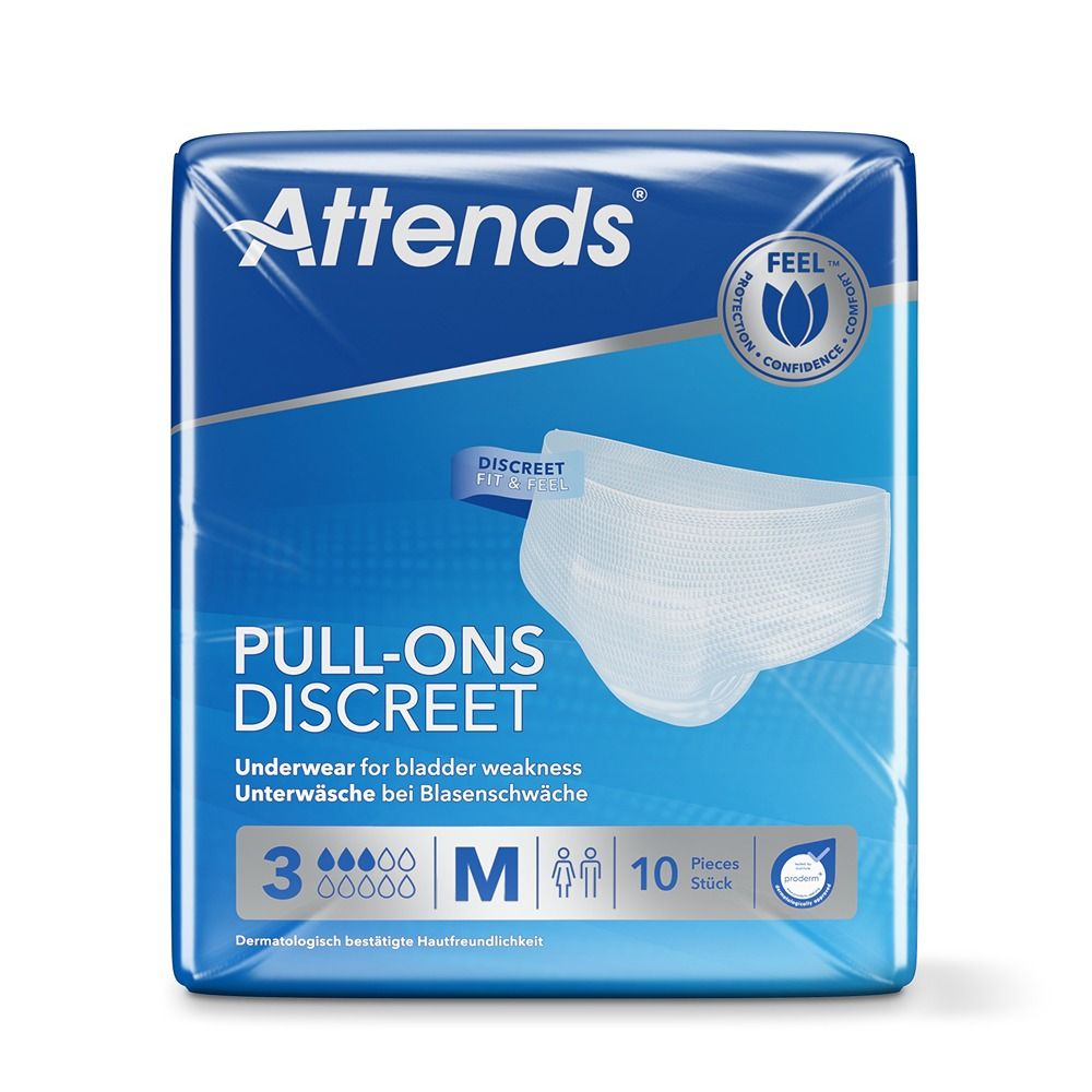 Attends - Pull-Ons Discreet Underwear 3 - M - 10 Pcs