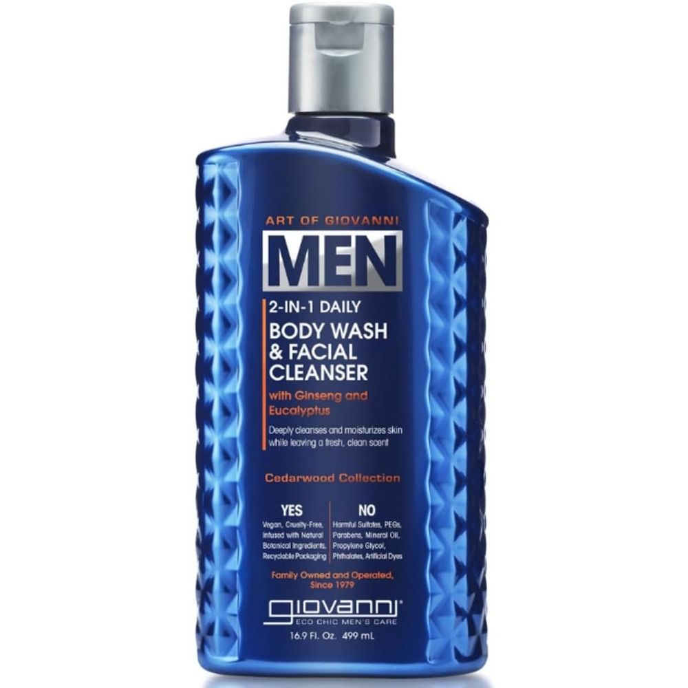 Giovanni - Men 2-in-1 Daily Body Wash And Facial Cleanser - 499 ml