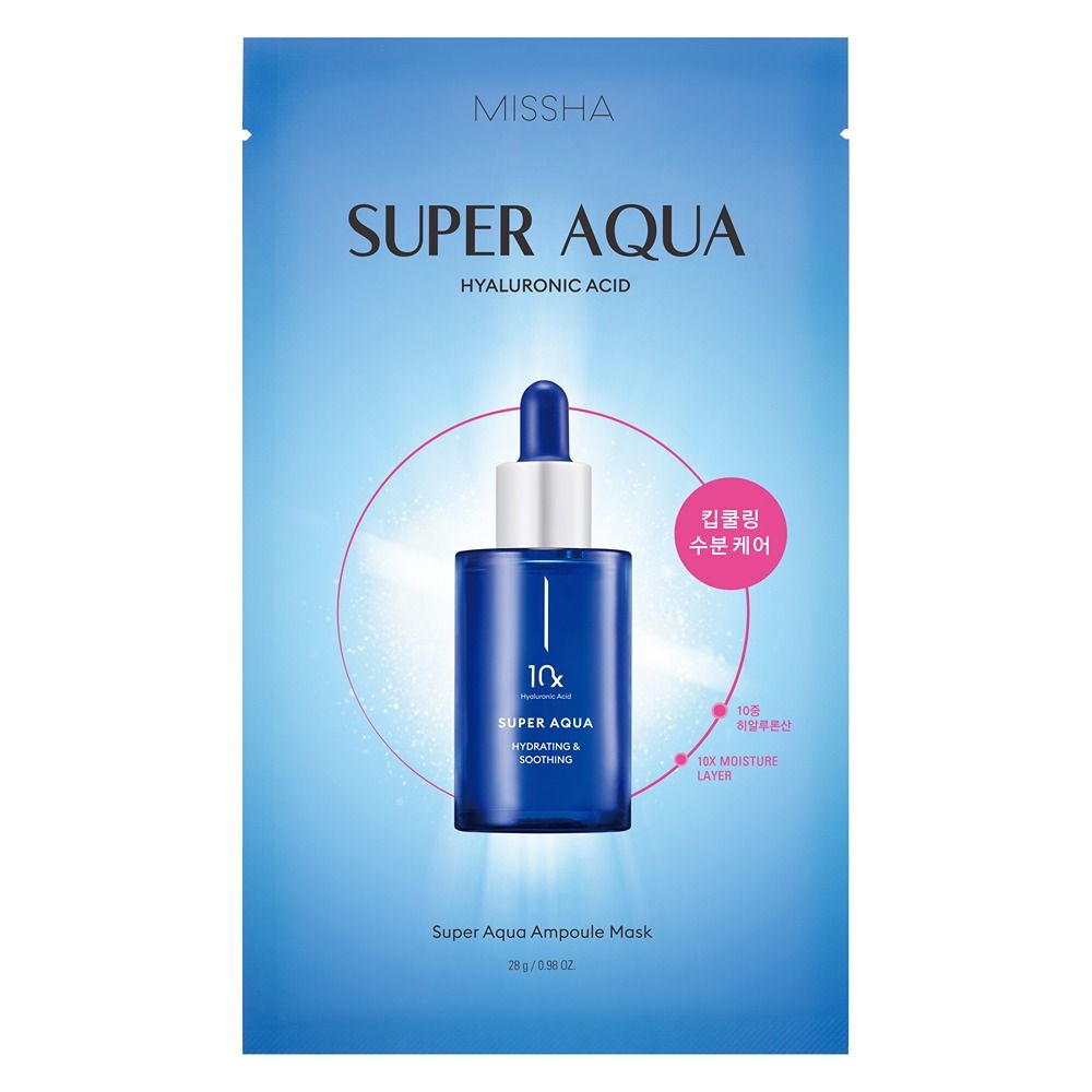 Missha - Super Aqua Hyaluronic Acid Ampoule Face Mask - 28 g