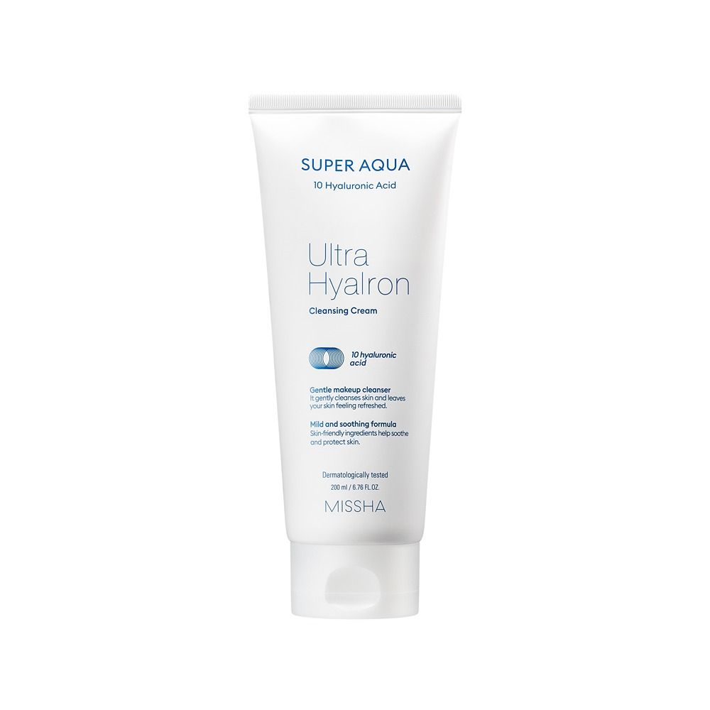 Missha - Super Aqua Ultra Hyalron Cleansing Cream - 200 ml