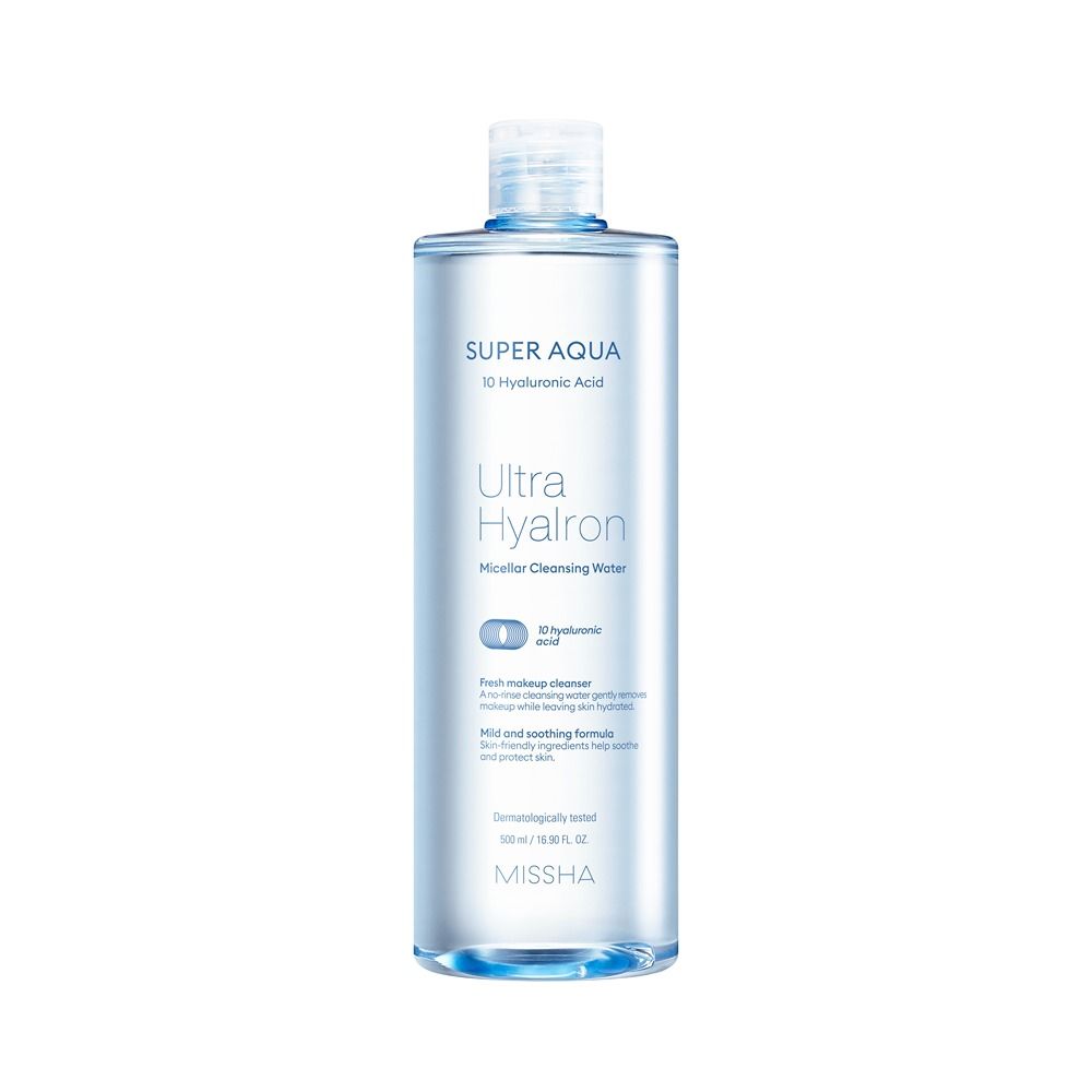 Missha - Super Aqua Ultra Hyalron Micellar Cleansing Water - 500 ml