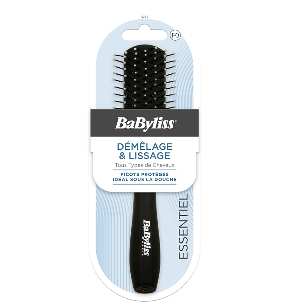 BaByliss - Lightweight Sleek Detangling Flat Bag Hair Brush