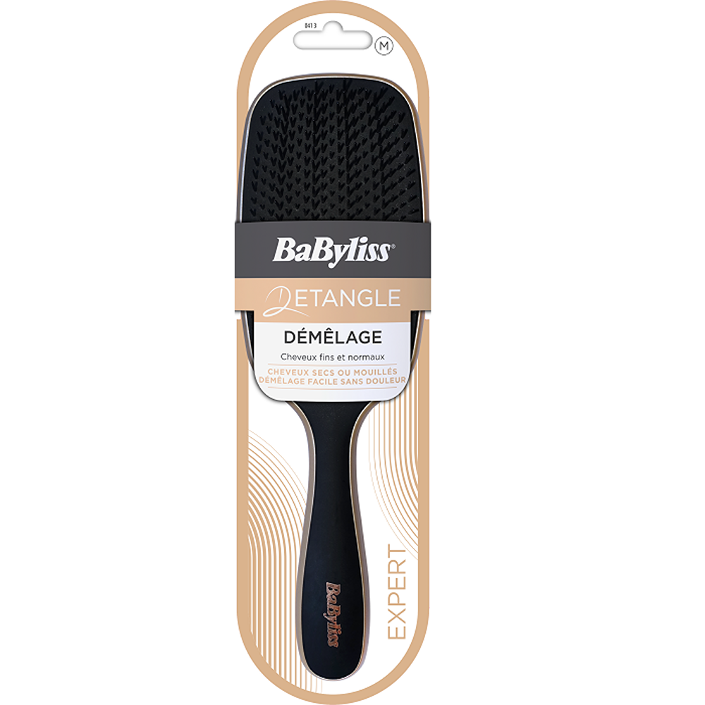 BaByliss - Detangle Thick And Normal Hair Brush With Soft Bristle