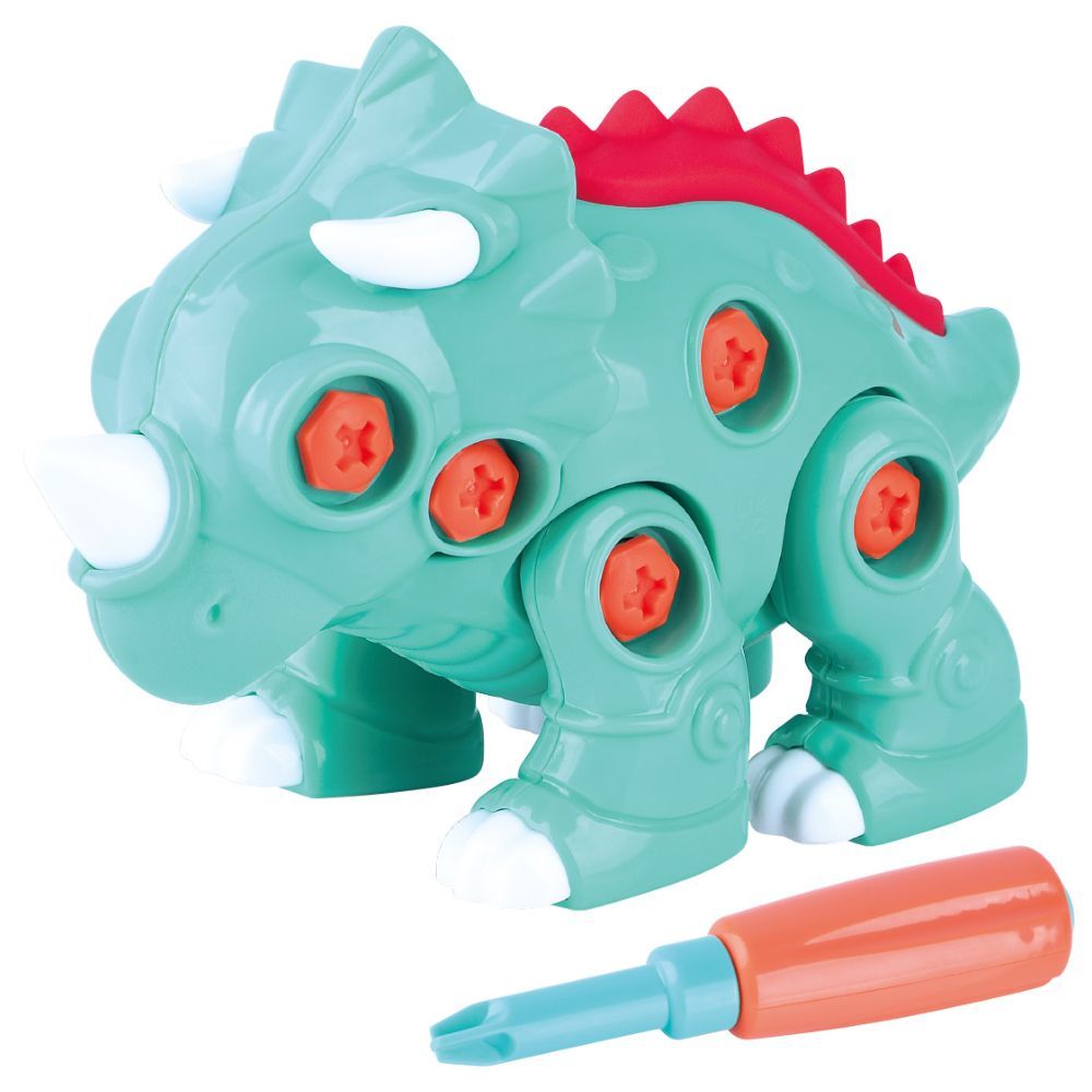 Playgo - Build A Dino Assemble Set - Triceratops