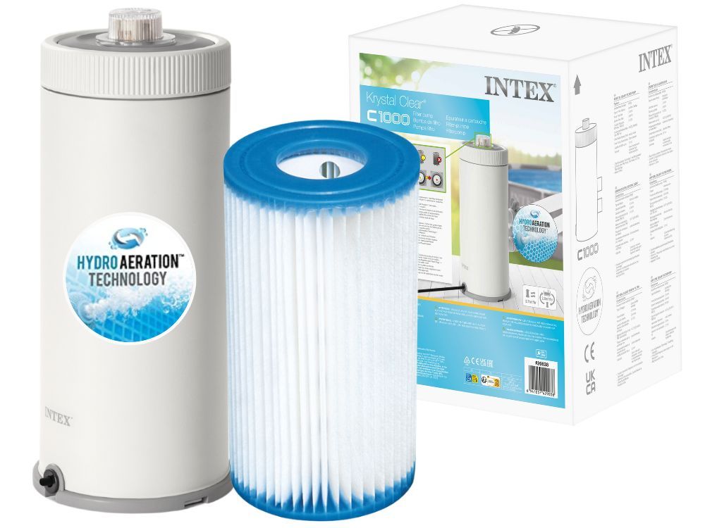 Intex - C1000 Cartridge Filter Pump - White