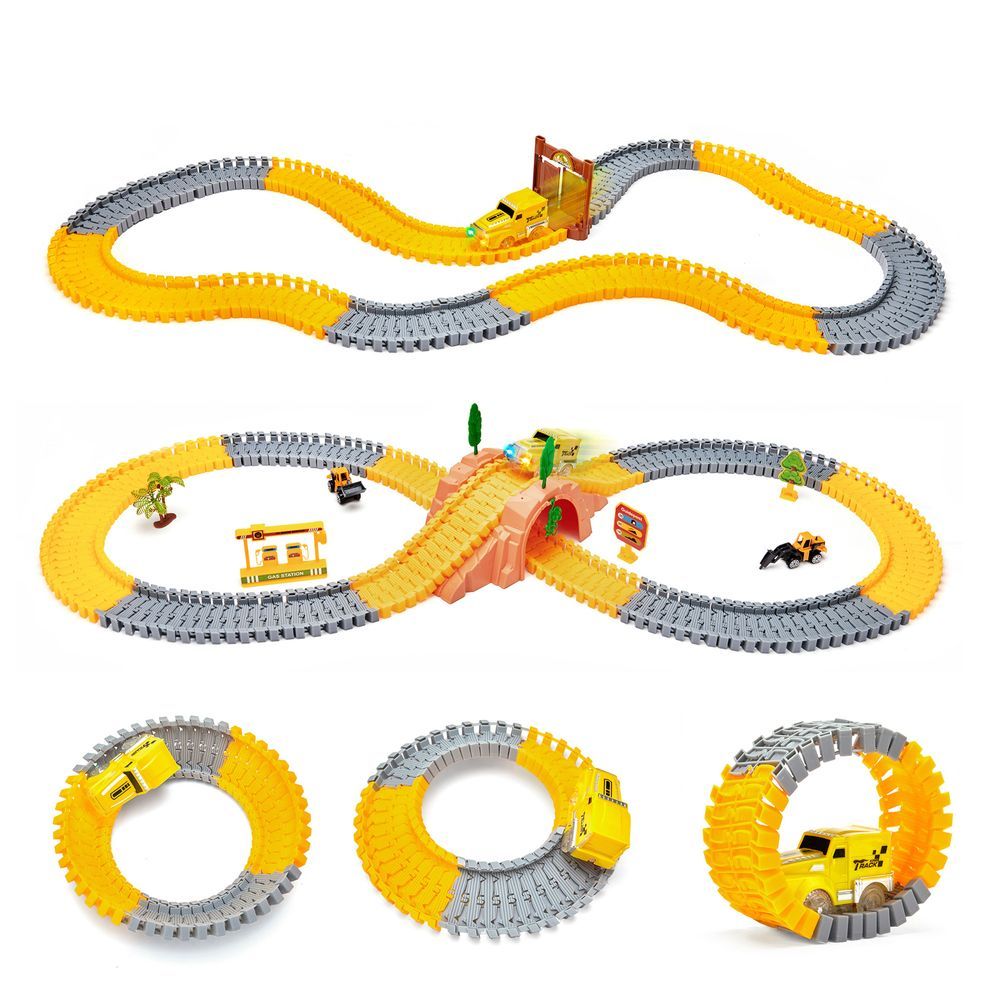 Tumama Kids - Construction Race Tracks Toys Car Set - 342 Pcs