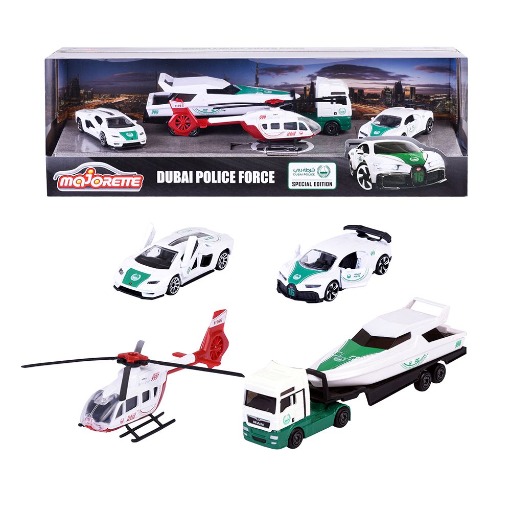 Majorette - Dubai Police Force Pack - 5pcs