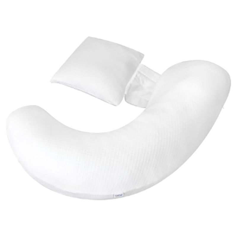 Blooming Blossom - Multiposition Pregnancy & Nursing Pillow - White