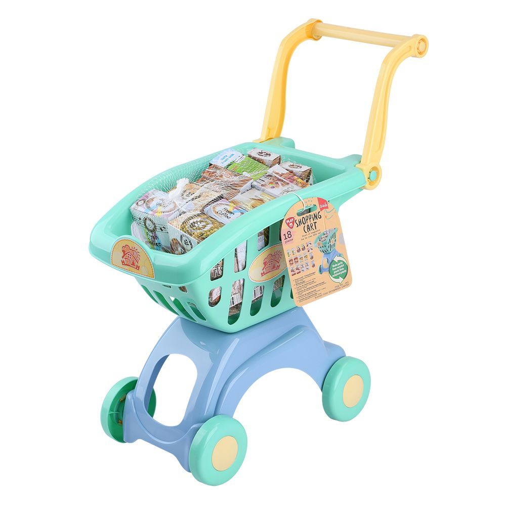 PlayGo - Shopping Cart Toy Set - 18 Pcs