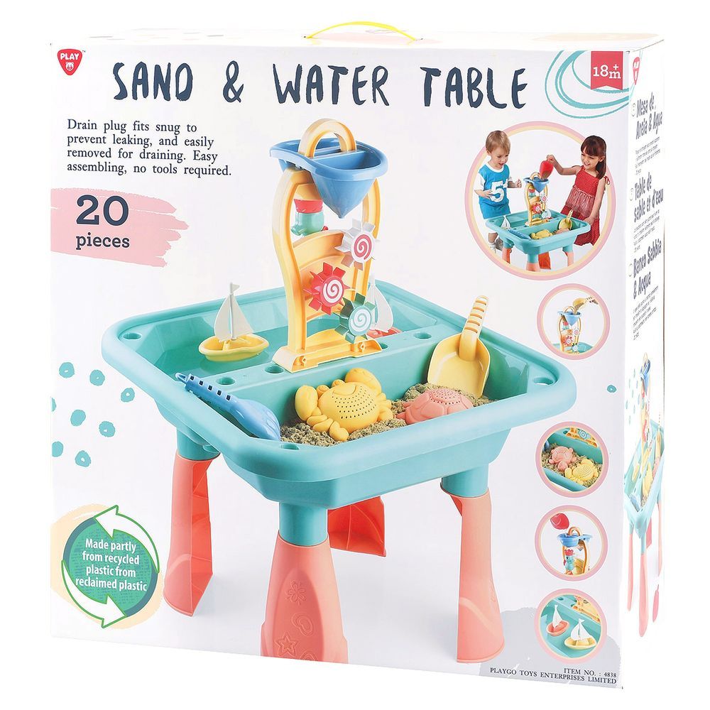 PlayGo - Sand And Water Table - Pack of 1 - 20 Pcs