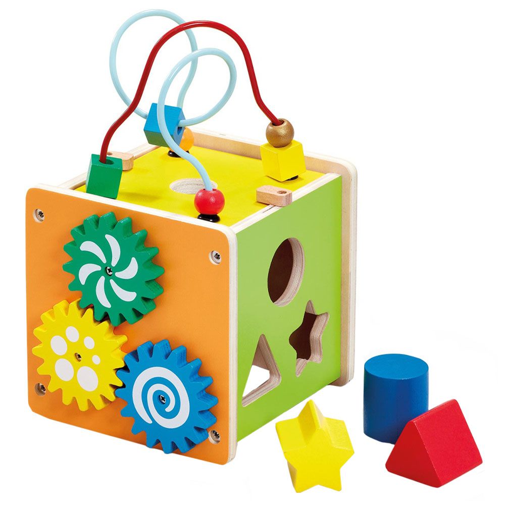 ELC - Mini Wooden Activity Cube