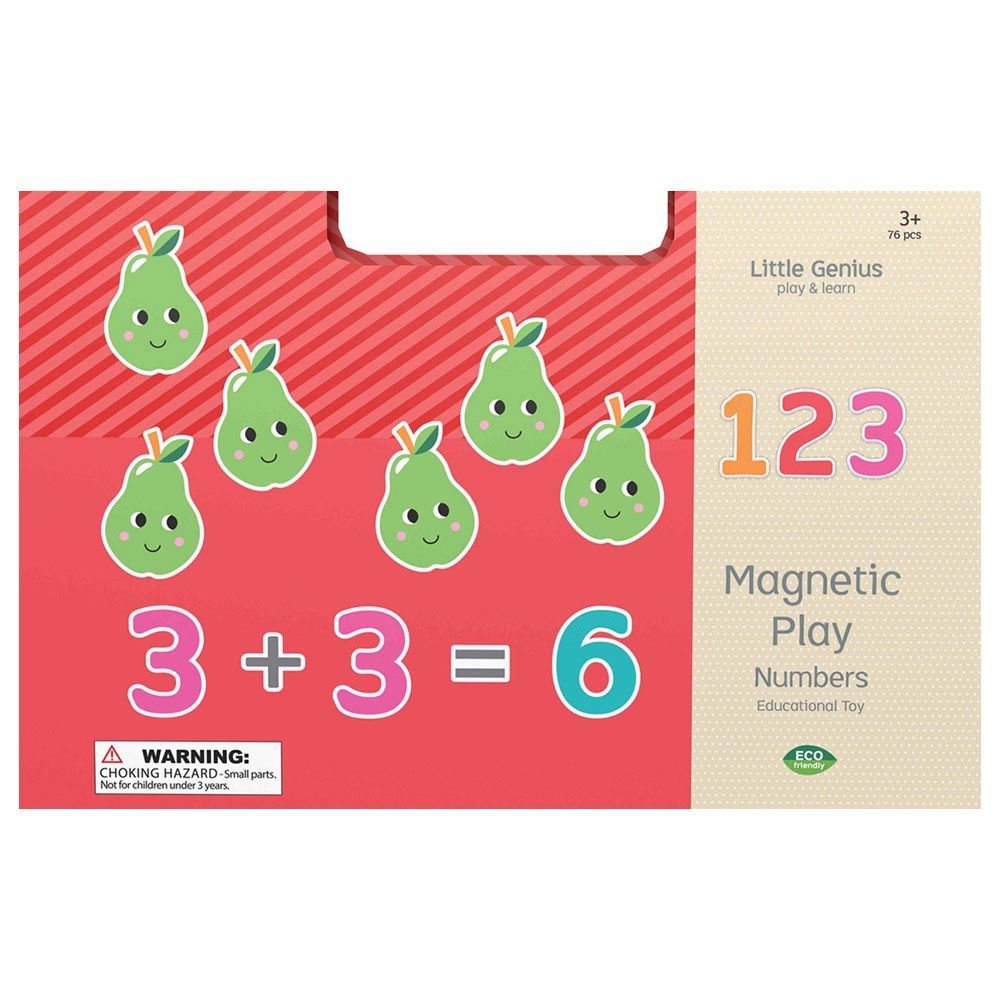 Lake Press - Little Genius Numbers Magnetic Toy - 76pcs