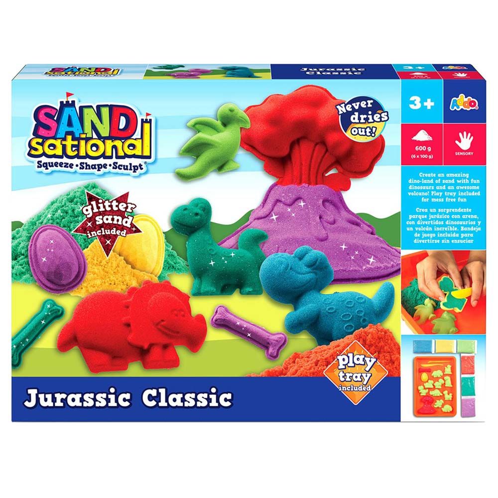 ELC - Sandsational Jurassic Classic Sand Craft Set - 22pcs