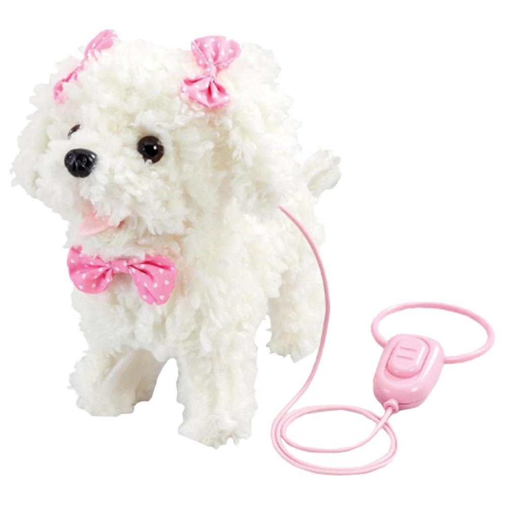 ELC - Pitter Patter Pets Walk Along Puppy Electronic Pet - Poodle Dog