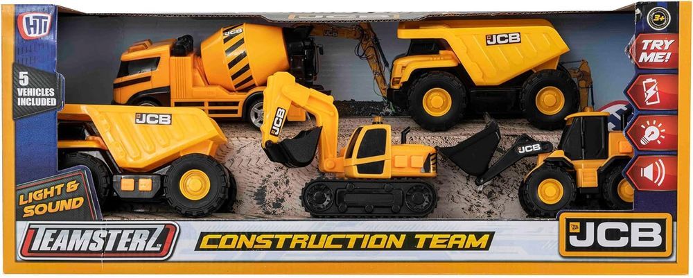 Teamsterz - JCB Light & Sound Construction Team 5pc Set