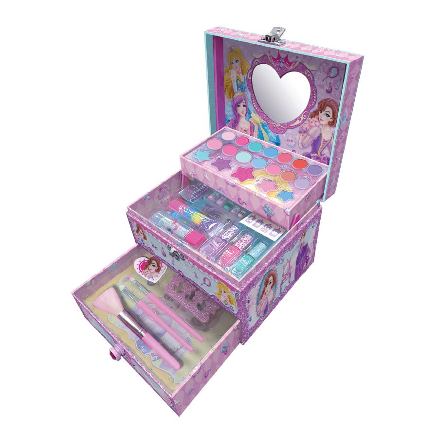 Pecaware - 3 Layer Princess Cosmetic Set