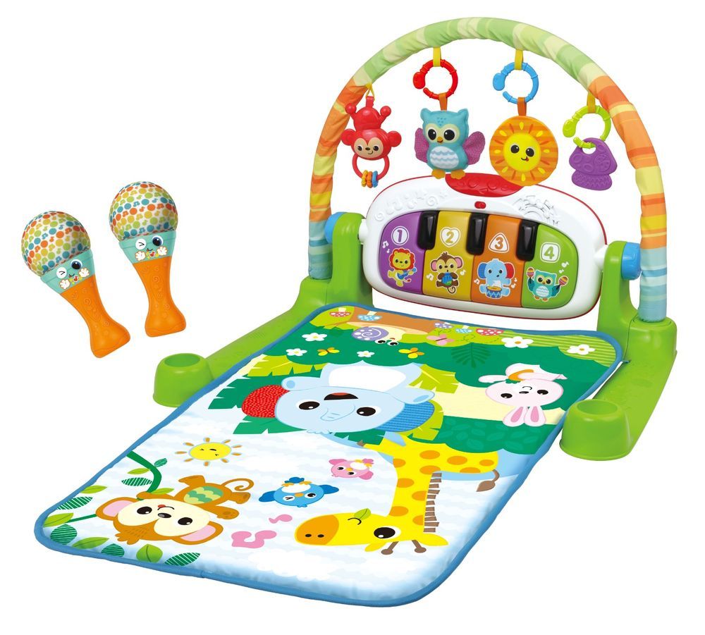 Winfun - Jungle Pals Kick 'N Play Musical Gym Deluxe