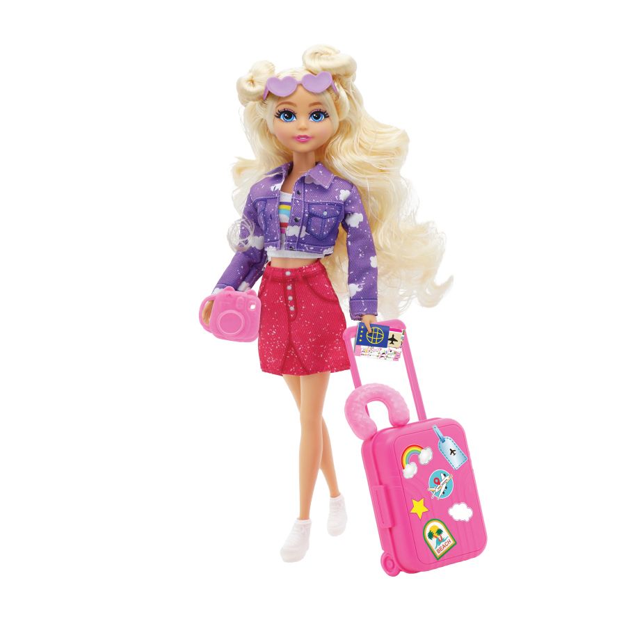 Funville - Dreameez Baby Girl Doll Travel Set - 29 cm