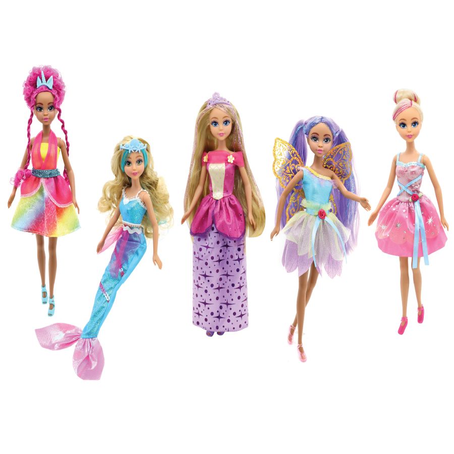 Funville - Dreameez Fantasy Dolls Set - 5 Pcs - 29 cm