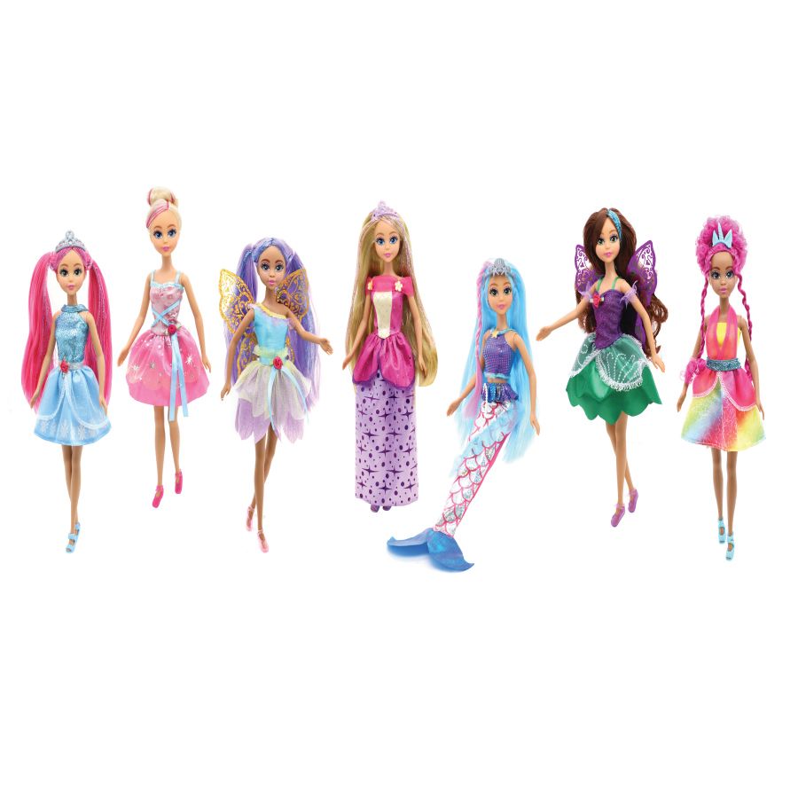 Funville - Dreameez Fantasy Dolls Set - 7 Pcs - 29 cm