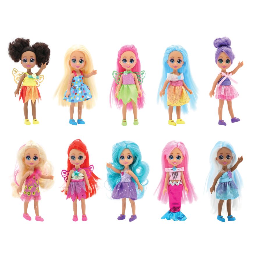 Funville - Dreameez Fantasy Dolls Set - 10 Pcs